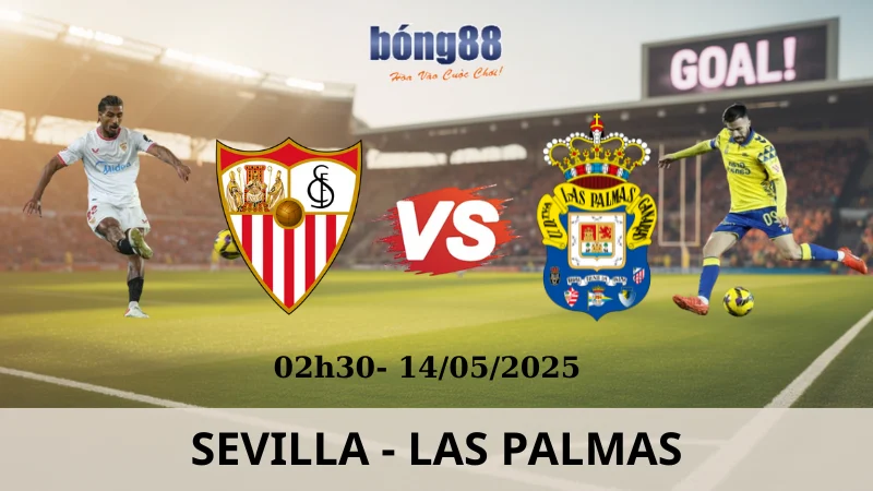 Kèo Nhà Cái La Liga - Sevilla vs Las Palmas 14/05/2025
